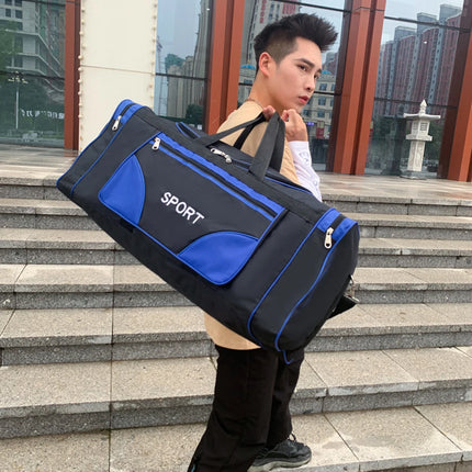 Unisex Oxford Large Capacity Fitness Bag Waterproof Travel Swimming Gym / Sac Unisexe Oxford Grande Capacité Fitness Imperméable Voyage Natation Gym
