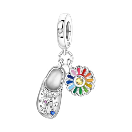 S925 Sterling Silver Charm Bead Angel Prayer Travel Memorial Pendant Fine Birthday Gift Fit Bangle Bracelet Necklace DIY Jewelry