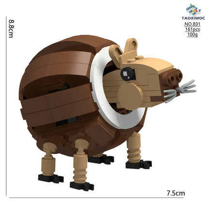 Brainrot Bricks Tung Tung Sahur Figures Tralalero Tralala Building Blocks Toys for Adult Birthday Gifts