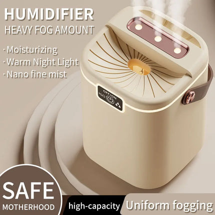 3-hole air humidifier 1.8L capacity spray 4-gear essential oil perfume diffuser with night light 3-nozzle humidifier