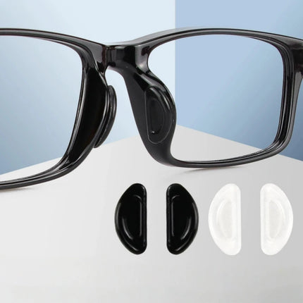 10pcs Silicone Non-slip Nose Pads D-shaped Glasses Nose Support Long Lasting Eyeglasses Nasal Holder Eyewear Accessories