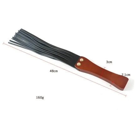 BDSM Genuine Leather Fetish Whip Flirting   Spanking Slave Horse Whip Erotic Role Play  Flogger Teasing Sex Toys for Couple