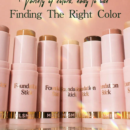 Facial Stick Foundation Full Coverage Dark Skin Foundation Makeup Lasting Oil-control Concealer Base Cream Matte Natural Primer