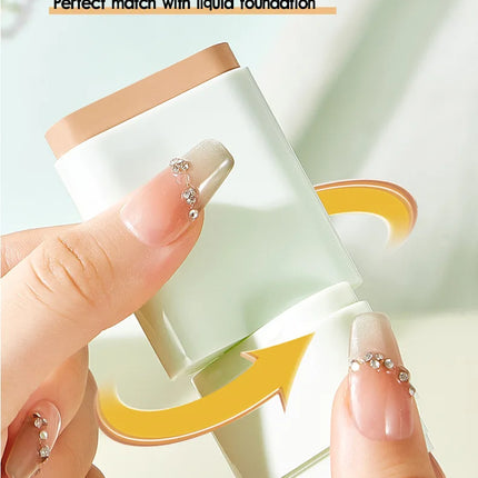 Contour and Concealer Dual-Head Foundation Cream, Moisturizing and Non-tarnishing, Non-caking Foundation Lotion