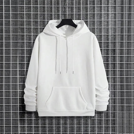 2025 Fall/winter New Arrival Men's Hoodie High Quality Solid Color Hooded Sweatshirt Male Home Outdoor Casual Fashion Pullover