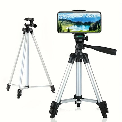 Travel Self Tripod Universal Phone Camera Tripod Stand with Bluetooth Remote Phone Clip For Canon Nikon DSLR SLR Digital Camera