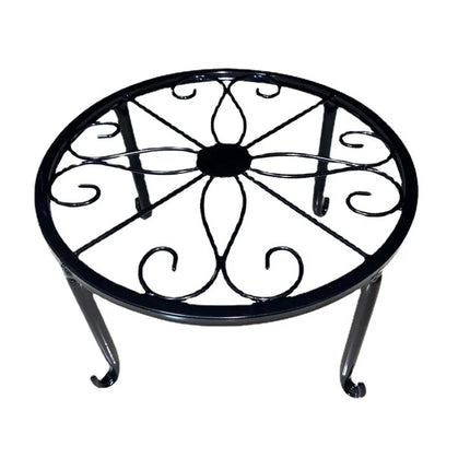Gardening Garden Iron Plant Rack Balcony Outdoor Green Apple Chlorophytum Comosum Potted Iron Flower Rack Rack Storage Rack