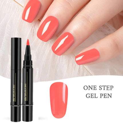 Quick Drying Nail Polish Art Pens Nail Polish Gel Pen Fast Dry Nail Color Pen Nail Varnish Pens for Women Girls Friends Family