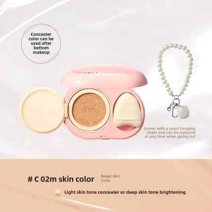 Judydoll Air Cushion Concealer Brightening Liquid Face Expansion Conceals Dark Circles Base Facial Makeup BB Cream
