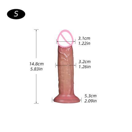 Dildo Sex Toys for Women Wearable Strapon Dildo Realistic Silicone Anal Plug Soft Penis with Suction Cup Adult Masturbator