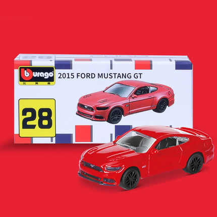 Bburago1:64 Ford GT500 Multiple Model Small Collection Car Alloy Model Toy Gift Scene Decoration Classic and Exquisite