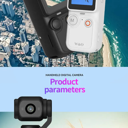 1080P handheld outdoor sports camera anti-shake waterproof vlogging camera for action sports