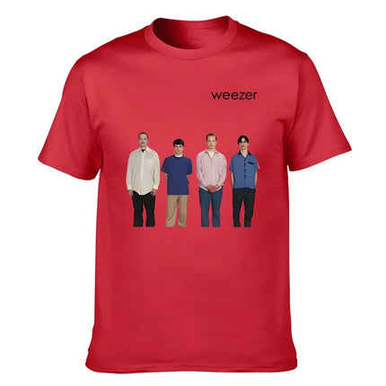 Weezer 1994 album band print T-shirt men's summer hip-hop street casual loose T-shirt oversized O-neck short-sleeved top