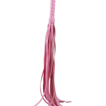 Pink 50cm long tails whips Delicate Leather Paddle spank For Couples Sex Toys Adult Games Spanking slave For Couples
