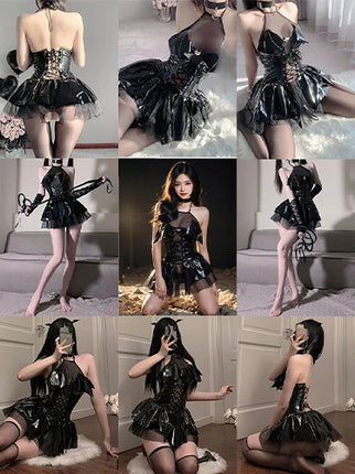Plus Size Secretary Lingerie Uniform School Teacher Cosplay Japanese Senior Club Office Lady Rolepla Costumes Bodycon Dress