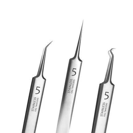 German Ultra-fine No. 5 Cell Pimple Blackhead Clip Tweezers Beauty Salon Special Scraping & Closing Artifact Acne Needle Tool