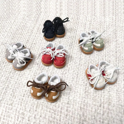 For 20CM Zsiga 1/8 1/6 BJD Doll Casual Board Shoes & German Training Shoes Set - Doll Footwear Accessories (No Doll)