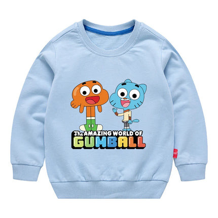 The Amazing World Of Gumball Graphic Fashion Sweater For Boys And Girls Children's Sports Pullover Outdoor Sports Hoodie
