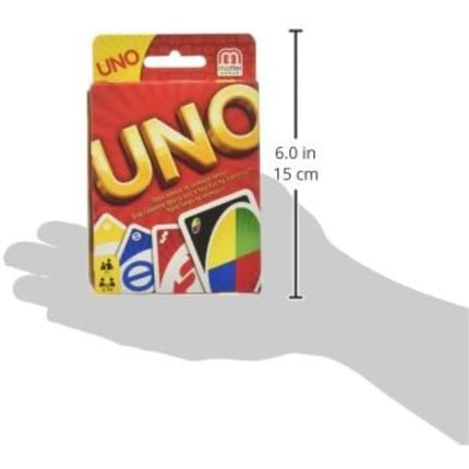 100% Original Mattel UNO Card Game Deck Poker Board Games 112 Playing Card Game Christmas Gift Card Game Games for Kids