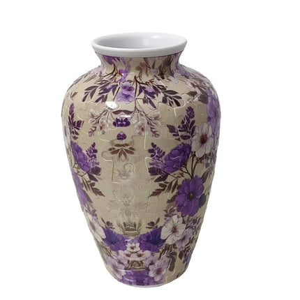 Creative 3D Puzzle Vase Waterproof Artistic Flower Vase Jigsaw Arrange Flowers Building Block Flower Arrangement Vase