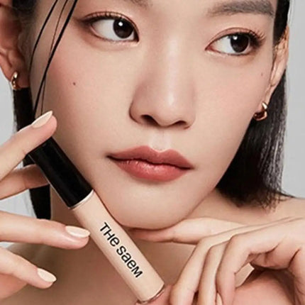 The Saem Matte High Coverage Liquid Concealer Oil Control Waterproof Cover Dark Circles Acne Natural Make up Professional Makeup