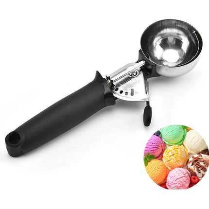 Stainless Steel Ice Cream Scoop, Ice Ball Maker, Watermelon Spoon, Icecream, Yogurt, Cookie Dough, Meat Fruit, Kitchen Tools