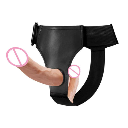 Double Head Penetration Strap On Remote Control Dildo Vibrator for Lesbian Vagina G-Spot Massage for Women Sex Toy Adult Product