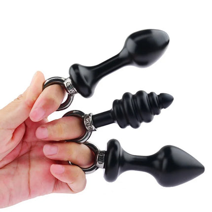 Exotic Accessories Metal Anal Plug With Pull Ring Adult Sex Products Anus Dilator Ass Stuff Tail Bdsm Erotic Games Novel Toys
