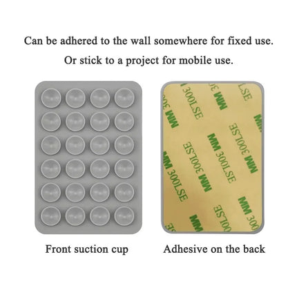 Silicone Suction Cup Grip Stand for Mobile Phone Selfie and Video Suction Cup Non-slip Hands-free Design Wall Mount Bracket