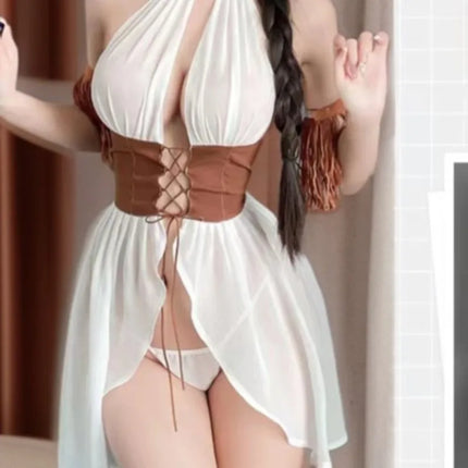 Hot Erotic lingerie Sexy Western Chinese style battle attire seductive girl in battle robe and uniform sexy cosplay sex outfit