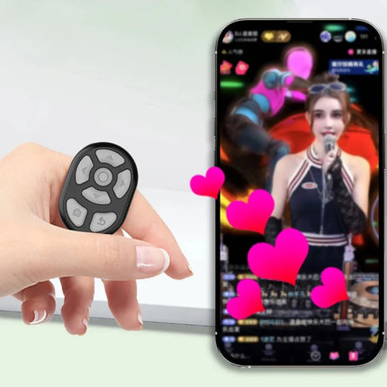 1pcs Wireless Bluetooth Ring Remote Control Fingertip Selfie Video Controller For Tik Tok Page Turner Browsing For iOS Android