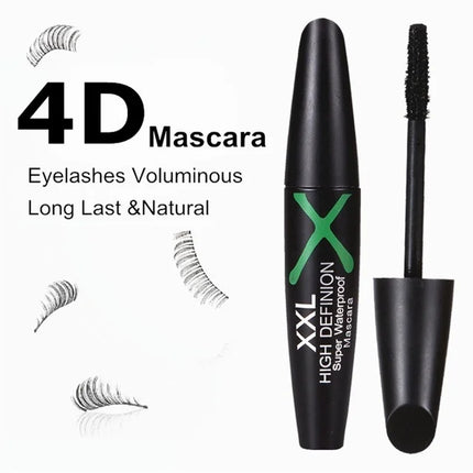 1 pcs 4D Silk Fiber Eyelash Lengthening Mascara Waterproof Long Lasting Eyelashes Black Eyelash Extension Makeup 3D Mascara Cos