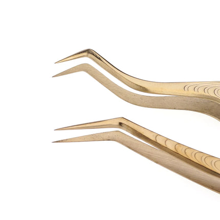 VETUS Anti-slip Eyelash Extension Tweezers Stainless Steel Fiber Tip Lashes Precision Tweezer for Makeup Tools