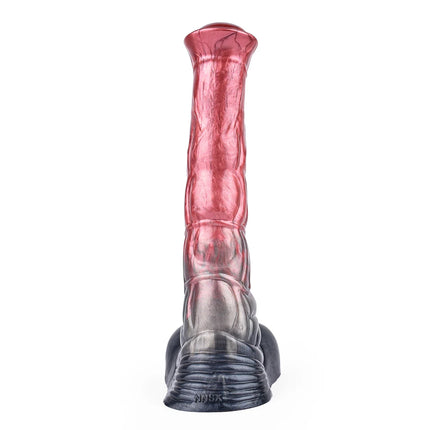 FAAK Fantasy Large Horse Dildo Sucker Silicone Multi Color Penis With Testis Sucker Female Masturbator Anal Plug For Women Men