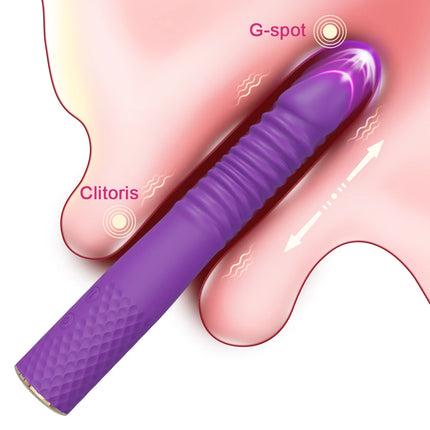 Automatic Telescopic Thrusting Realistic Dildo Vibrator for Women G Spot Clitoral Anal Stimulation Sex Machine Sex Toys Adult 18