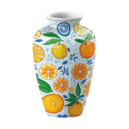 Creative 3D Puzzle Vase Waterproof Artistic Flower Vase Jigsaw Arrange Flowers Building Block Flower Arrangement Vase