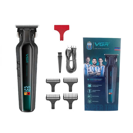 VGR Hair Trimmer Professional Hair Clipper Rechargeable Clipper Adjustable Hair Cutting Machine Electric Clipper for Men V-930