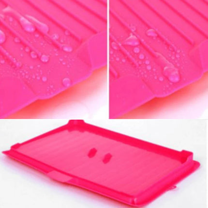 Kitchen Silicone Drain Rack Dish Drainer Tray Large Sink Drying Rack Worktop Organizer Drying Rack for Kitchen Dishes Tableware