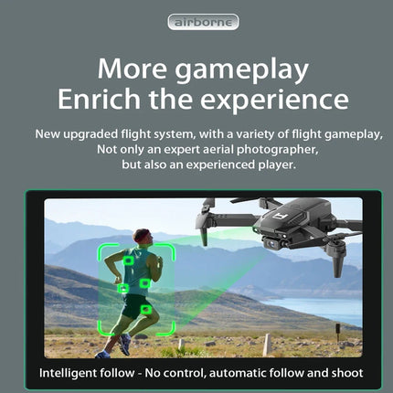 2026 New Mini Drone 4K Dron Wifi Fpv Drones Wide-Angle Hd Dual-Camera Follow Quadcopter Helicopter Airplane Toys for Boys Gifts