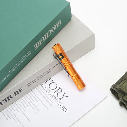 Small Mini LED Flashlight Handheld Pen Light Flashlight Tactical Pocket Torch PenLight with Clip Led Pen Flashlight