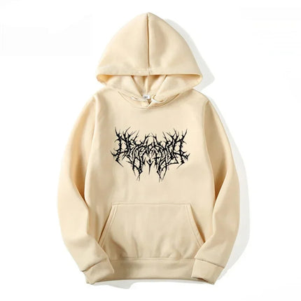 Autumn and winter hooded long sleeved original men's and women's sportswear Y2k trendy hip-hop retro punk style sportswear