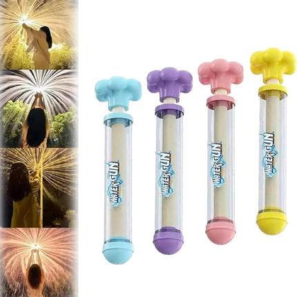 1-3-piece fireworks water gun, high-pressure pull-out water gun, summer party, swimming and bathing, interactive water spray toy