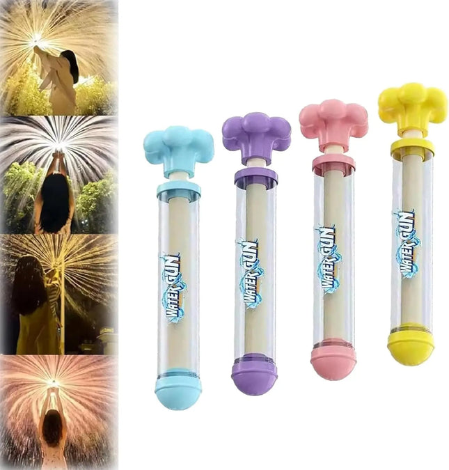 1-3-piece fireworks water gun, high-pressure pull-out water gun, summer party, swimming and bathing, interactive water spray toy