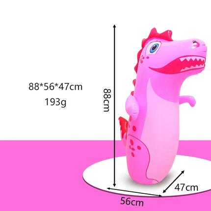 Inflatable Standing Punch Bag Toy Dinosaur Model Children's Game Outdoor Activity Parent-Child Interactive Boy's Toy Gift