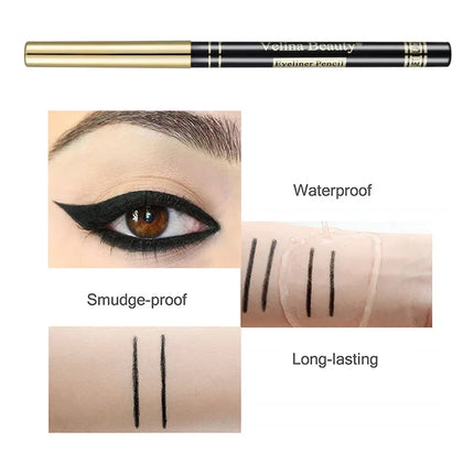 Lasting Black White Eyeliner Gel Pen Waterproof Liquid Eyeliner Pencil Quick-drying Not Blooming Eye Liner Eyes Makeup Cosmetic