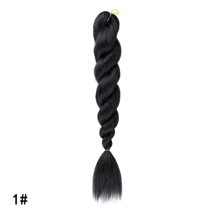 Colorful Ombre Jumbo Braiding Hair Low Temp Flame Retardant Synthetic Hair Bulk Tangle Free Crochet Twist Braids Hair Extensions