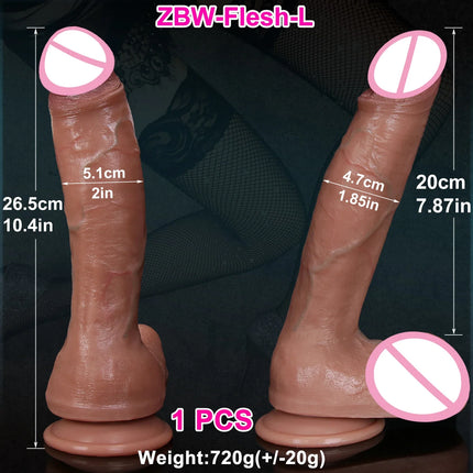 Yellow White Black Realistic Thick Huge Dildo Soft Anal Plug Masturbators Penis Adults Sex Toy for Women Suction Cup Big Dick