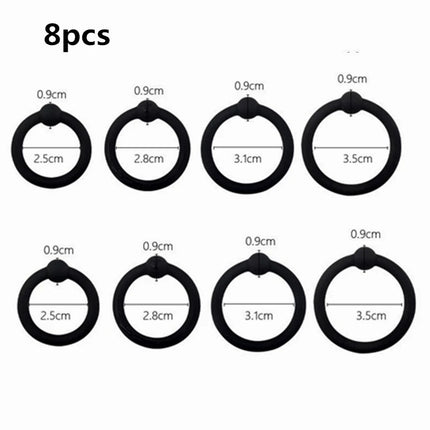Silicone Penis Ring Ejaculation Delay Cock Rings Dick Erection Cockring Male Chastity Adult Sex Toys For Men Lock Sperm Trainer