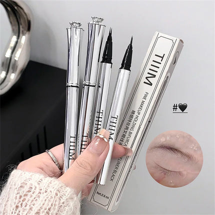 Waterproof Wild Eyebrow Pen 2/4 Separated Head Natural Brow Makeup Quick-Drying Creation of Ultra-Fine Lasting Liquid Eyebrow