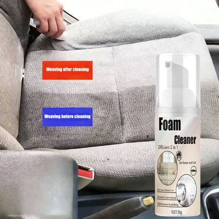 Multifunctional Foam Cleaner Car Interior Stain Removal and Cleaning Leather Seat Home Foam Cleaner Spray Maintenance Wash